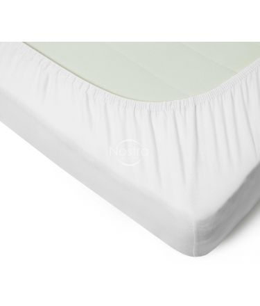 Fitted jersey sheets JERSEY-OPTIC WHIT 120x200 cm