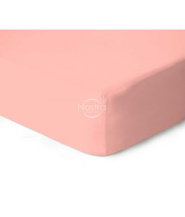 Fitted jersey sheets JERSEY JERSEY-PEACH AMBER 200x220 cm