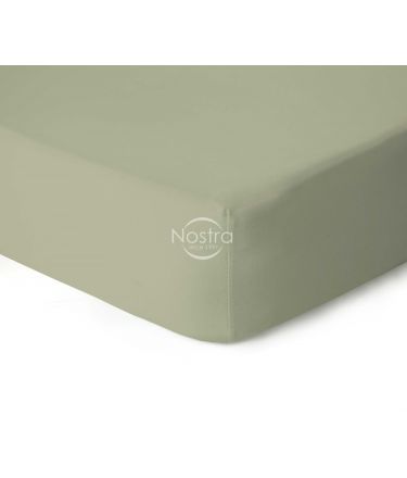 Fitted jersey sheets JERSEY JERSEY-PALE OLIVE 120x200 cm