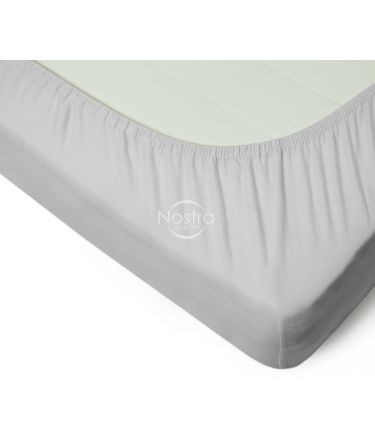 Fitted jersey sheets JERSEY JERSEY-GLACIER GREY 160x200 cm