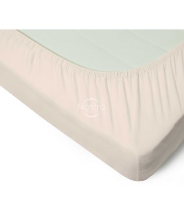 Fitted jersey sheets JERSEY JERSEY-CREAM 180x200 cm