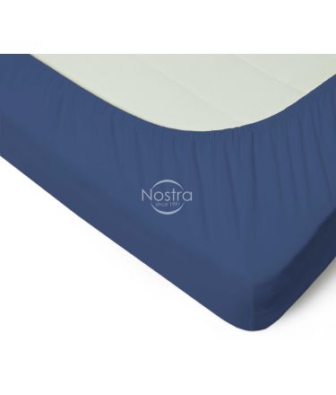 Fitted jersey sheets JERSEY JERSEY-PALACE BLUE 160x200 cm