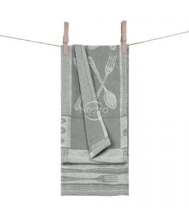 Kitchen towel WAFFLE-240 T0018-S.GREY WH 50x70 cm