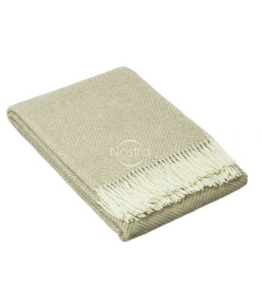Woolen plaid MERINO-300 80-3042-LIGHT BROWN 140x200 cm