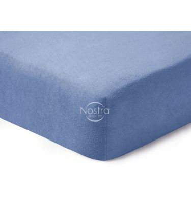 Fitted terry sheets TERRYBTL-PALACE BLUE 160x200 cm