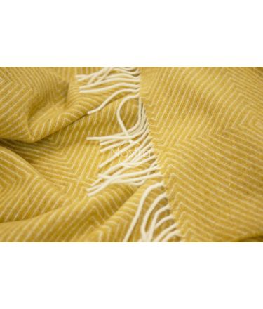 Woolen plaid MERINO-300 80-3042-MUSTARD 140x200 cm