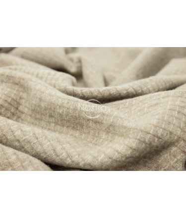 Woolen plaid MERINO-300 80-3127-LIGHT BROWN 140x200 cm