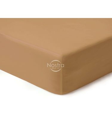 Fitted sateen sheets 00-0155-FROST ALMOND 120x200 cm