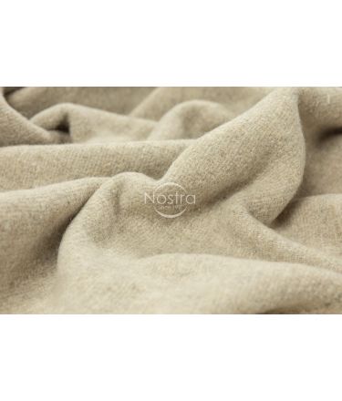 Woolen plaid MERINO-300 DOUBLE FACE-BEIGE