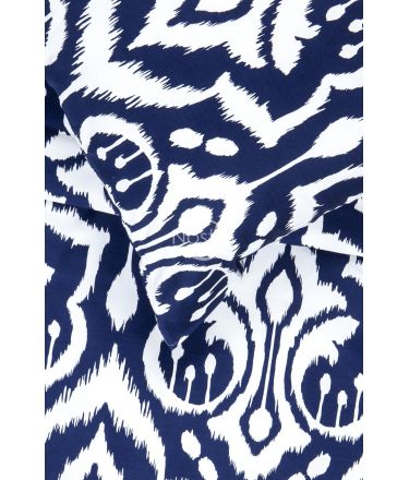 PREMIUM mako satīna gultas veļa CHARLEE 40-1275-BLUE 200x220, 70x70 cm