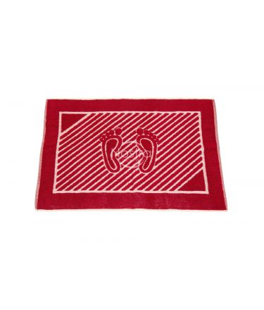 Bath mat 850J T0174-WINE RED 50x70 cm