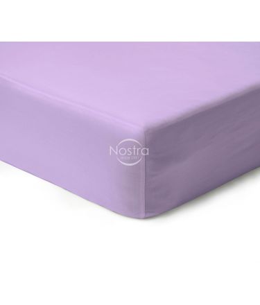 Fitted sateen sheets 00-0033-SOFT LILAC 180x200 cm