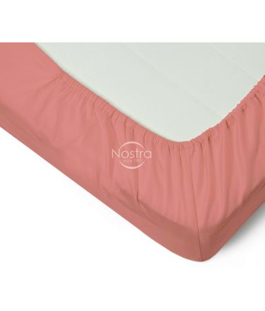 Fitted sateen sheets 00-0132-TEA ROSE 160x200 cm