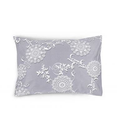 Maco sateen pillow cases with zipper 20-0034-GREY 50x70 cm