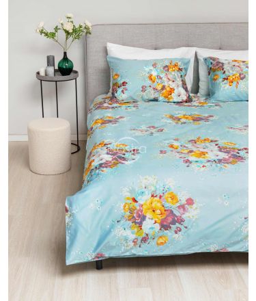 Sateen bedding set ADAL 20-1337-AQUA 200x220, 50x70 cm