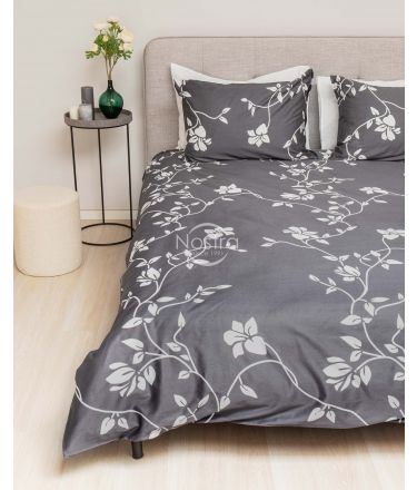 Sateen bedding set AGGI 20-1385-IRON GREY 140x200, 50x70 cm