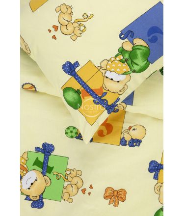 Детское постельное белье TEDDY 10-0056-LIGHT CREAM 100x145, 40x60, 107x150 cm