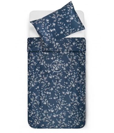 PREMIUM mako satīna gultas veļa COLE 40-1423-BLUE 140x200, 50x70 cm