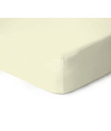 Fitted jersey sheets JERSEY JERSEY-VANILLA 160x200 cm