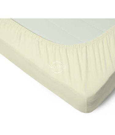 Fitted jersey sheets JERSEY JERSEY-VANILLA 160x200 cm