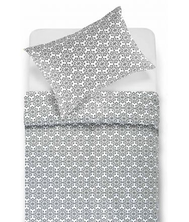 Flannel bedding set BARRET 40-1438-GREY 200x220, 70x70 cm
