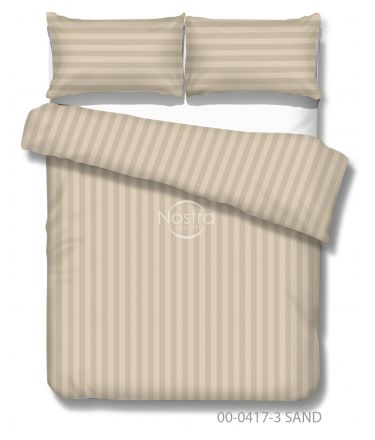 Sateen bedding set ALIVIA 00-0417-3 SAND 200x220, 50x70 cm