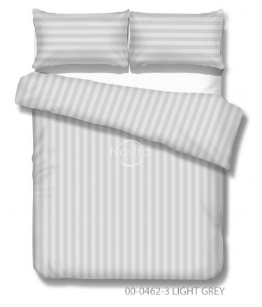 Sateen bedding set ALIVIA 00-0462-3 LIGHT GREY 200x220, 50x70 cm