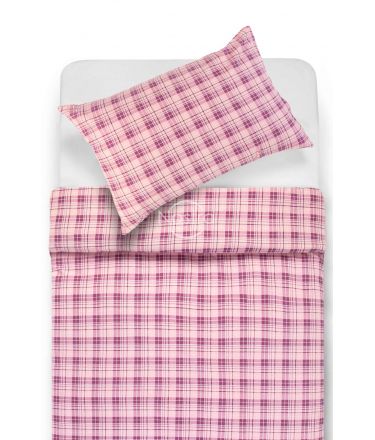 Flannel bedding set BRANTLEY 30-0783-PINK