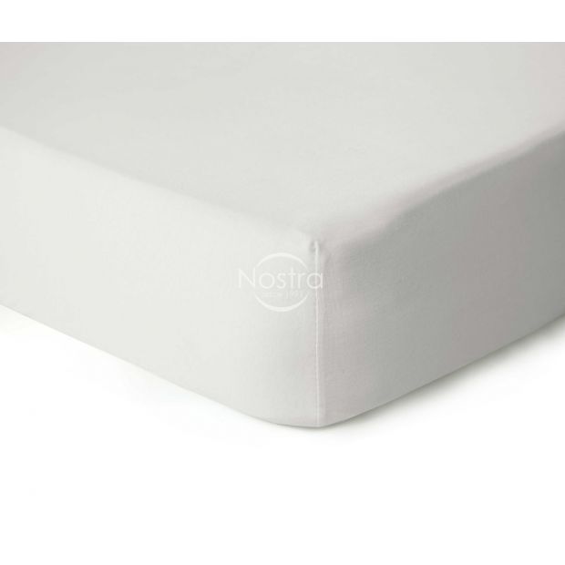 Trikotāžas palagi ar gumiju JERSEY-OFF WHITE 90x200 cm