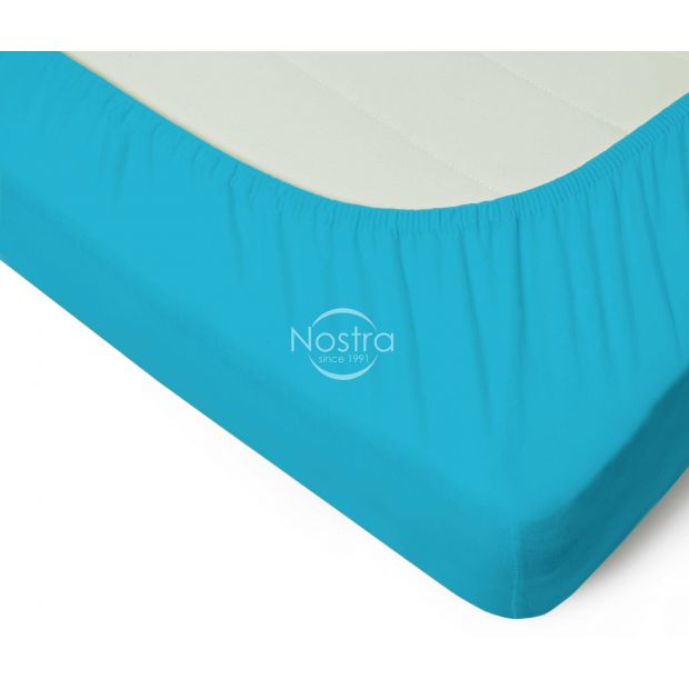 Fitted jersey sheets JERSEY JERSEY-AQUA 180x200 cm