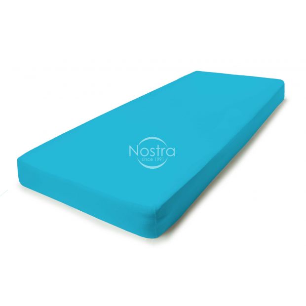 Fitted jersey sheets JERSEY JERSEY-AQUA 120x200 cm