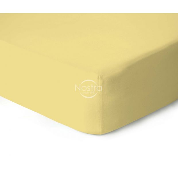 Fitted jersey sheets JERSEY JERSEY-PALE BANANA