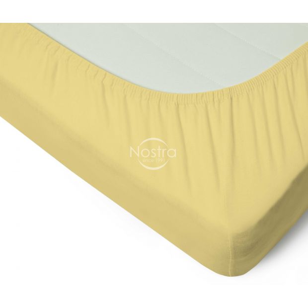 Fitted jersey sheets JERSEY JERSEY-PALE BANANA 200x220 cm