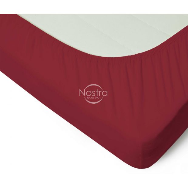 Fitted jersey sheets JERSEY JERSEY-WINE RED