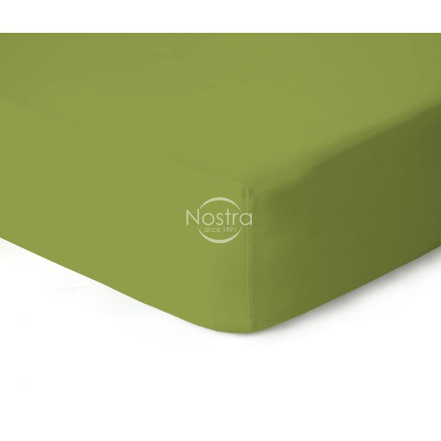 Fitted jersey sheets JERSEY JERSEY-LEAF GREEN 120x200 cm
