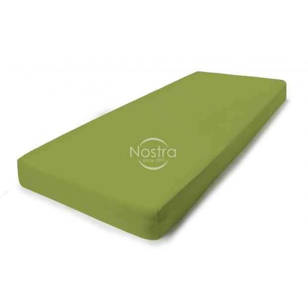 Fitted jersey sheets JERSEY JERSEY-LEAF GREEN 160x200 cm