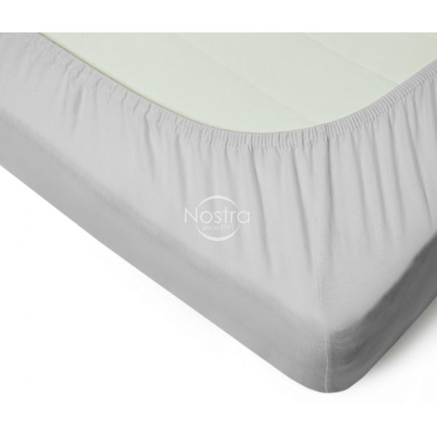 Fitted jersey sheets JERSEY JERSEY-GLACIER GREY 180x200 cm