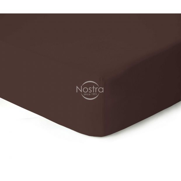 Fitted jersey sheets JERSEY JERSEY-CHOCOLATE 60x120 cm