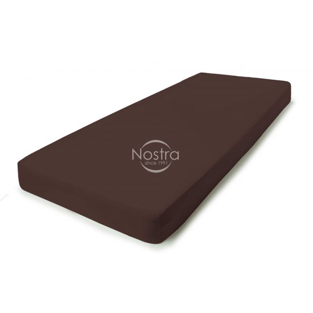 Fitted jersey sheets JERSEY JERSEY-CHOCOLATE 140x200 cm