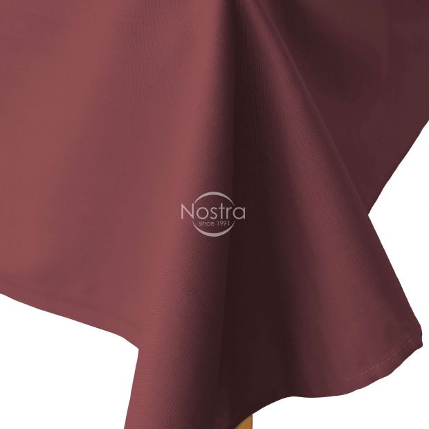 Flat cotton sheet 00-0023-WINE RED 150x220 cm
