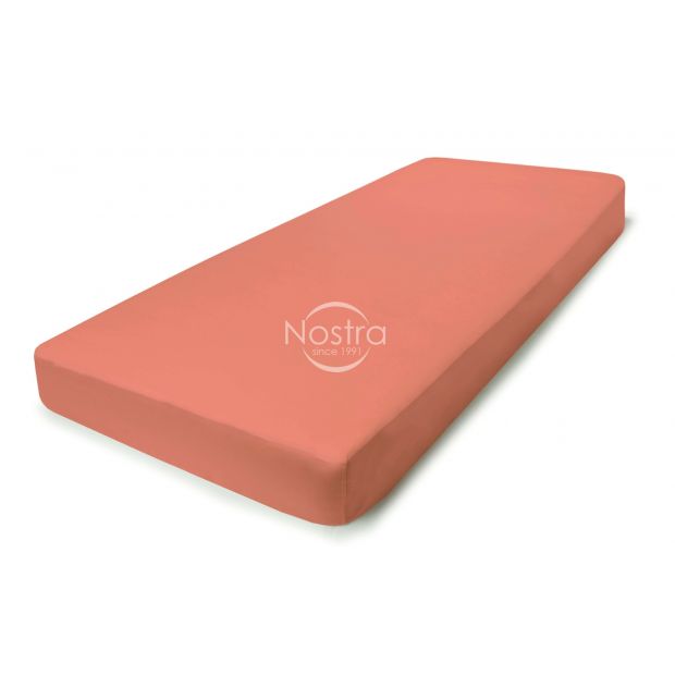 Fitted sateen sheets 00-0268-CORAL 180x200 cm