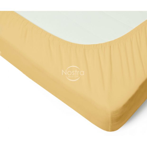 Fitted jersey sheets JERSEY JERSEY-BEIGE 200x220 cm