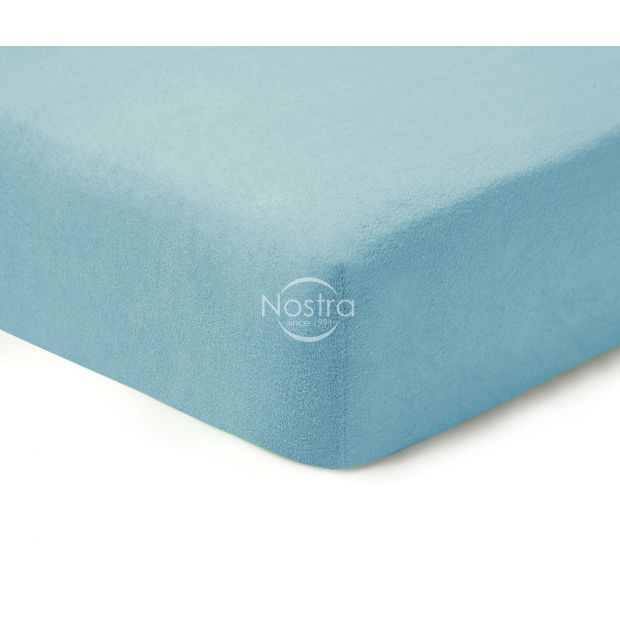 Fitted terry sheets TERRYBTL-LIGHT BLUE 160x200 cm
