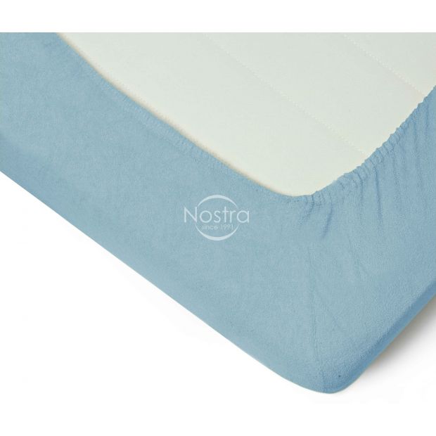Fitted terry sheets TERRYBTL-LIGHT BLUE 160x200 cm