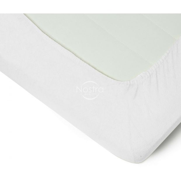 Fitted terry sheets TERRYBTL-OPTIC WHITE 160x200 cm