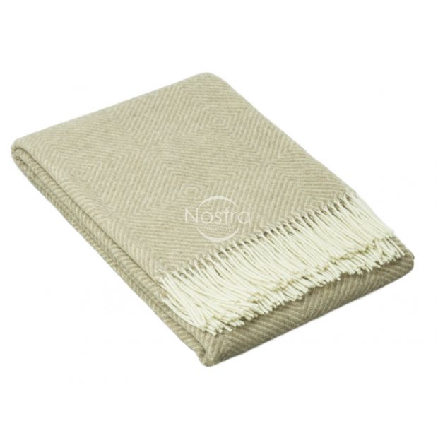 Woolen plaid MERINO-300 80-3042-LIGHT BROWN 140x200 cm