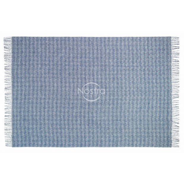 Woolen plaid MERINO-300 80-3224-BLUE 140x200 cm