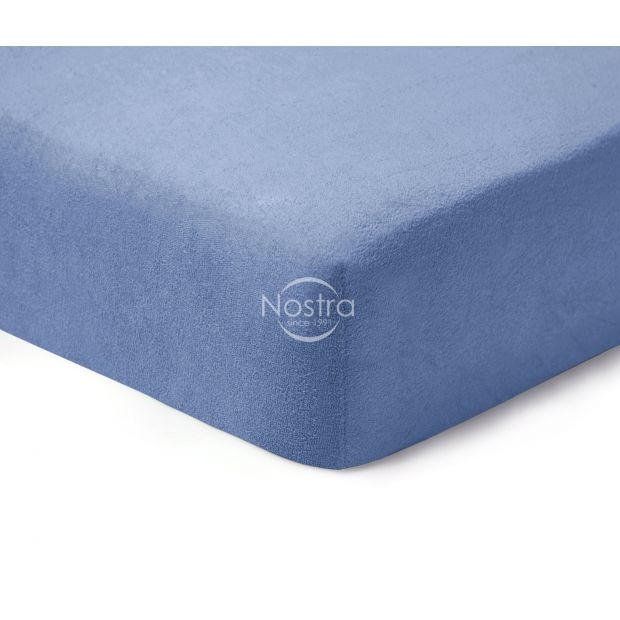 Fitted terry sheets TERRYBTL-PALACE BLUE 160x200 cm