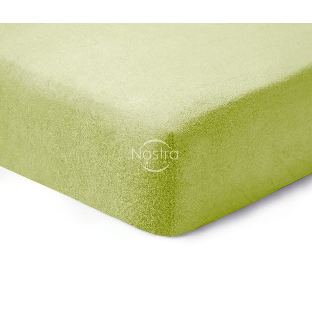 Fitted terry sheets TERRYBTL-LEAF GREEN 160x200 cm