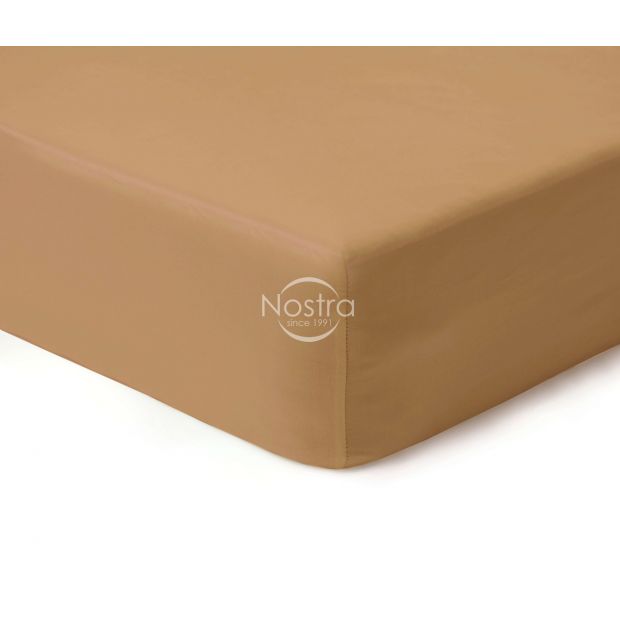 Fitted sateen sheets 00-0155-FROST ALMOND 180x200 cm